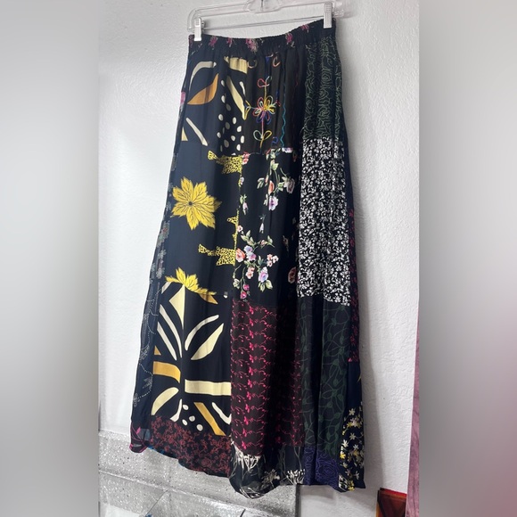 Sacred Threads Dresses & Skirts - Vintage Y2K Sacred Threads Patchwork Bohemian Hippie Maxi Skirt S/M